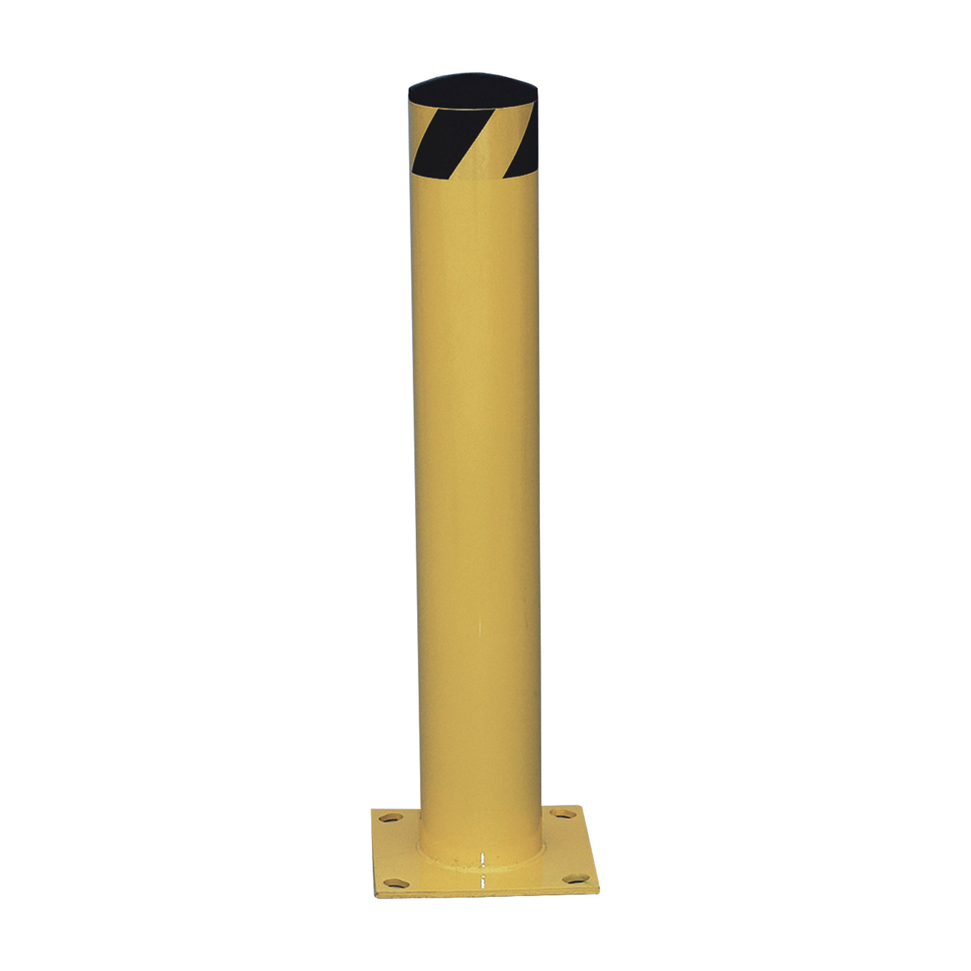 Vestil Steel Pipe Safety Bollard - 36in.H, 4.5in. dia., Powder-Coated, Model# BOL-36-4.5